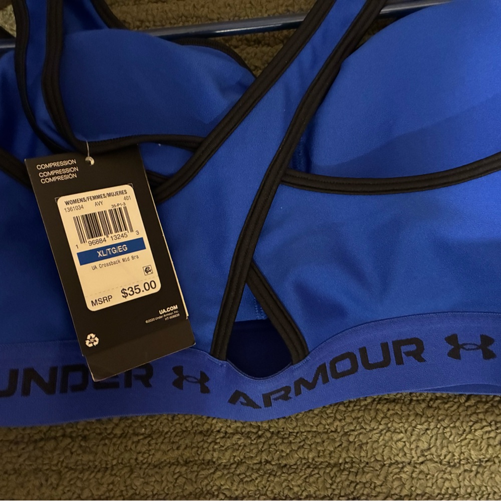 Women’s Under Armour Crossback Sports Bra - Picture 5 of 6